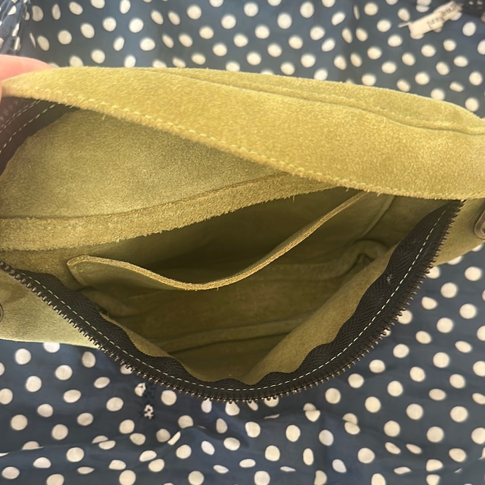PARKER THATCH mini green suede sling. Sold out online used once. No flaws. - Picture 4 of 4